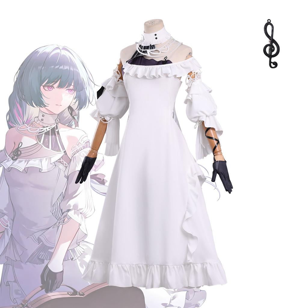 Wuthering Waves Phrolova Cosplay Kostümü Oyun Anime Rol Yapma Sokak Stili Yumuşak Kumaşlı Gençler İçin