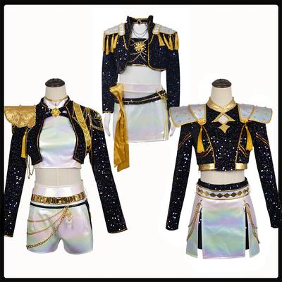 Teen Shiny Suit Cosplay Dress SuitEaster Xmas Birthday Party Carnival Roleplay Outfit Halloween Party Costume