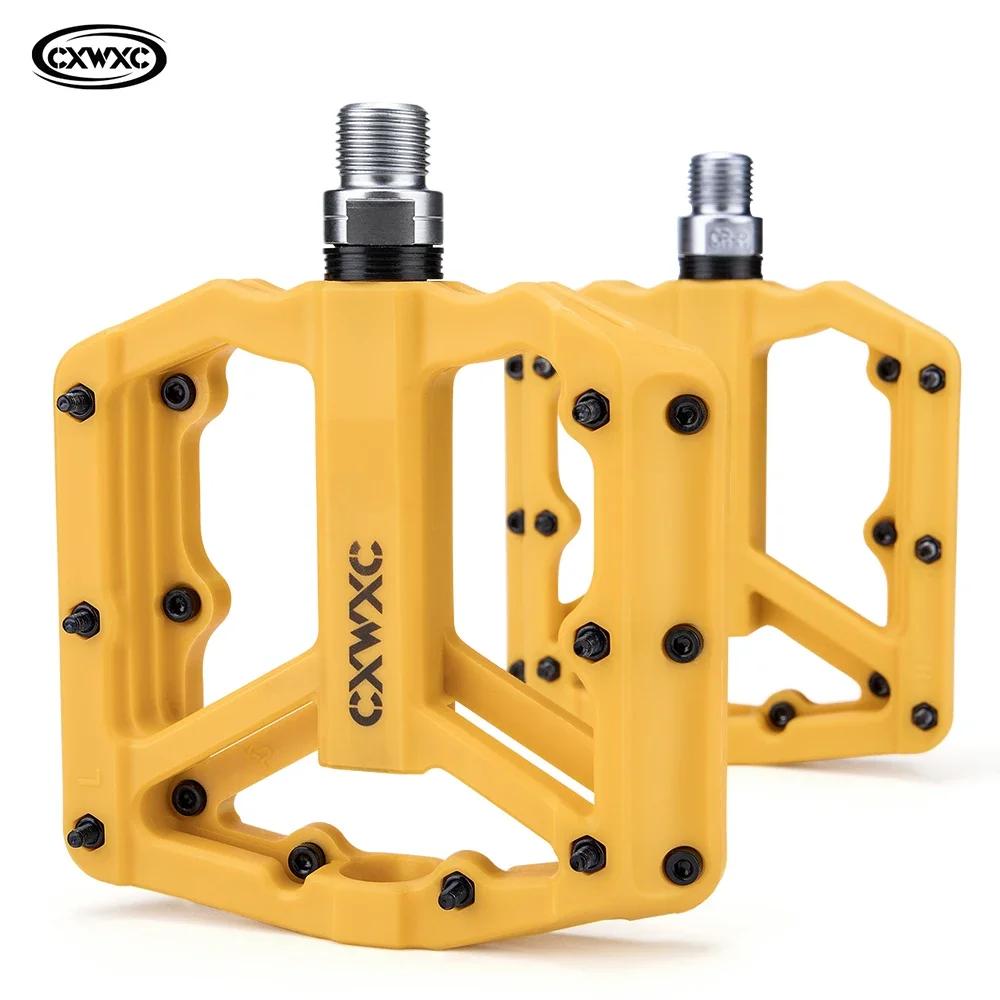 

Ultralight Flat MTB Pedals Nylon Bicycle Pedal Bmx Mountain Bike Platform Pedals 3 Sealed Bearings Cycling Pedals For Bicycle жёлтый