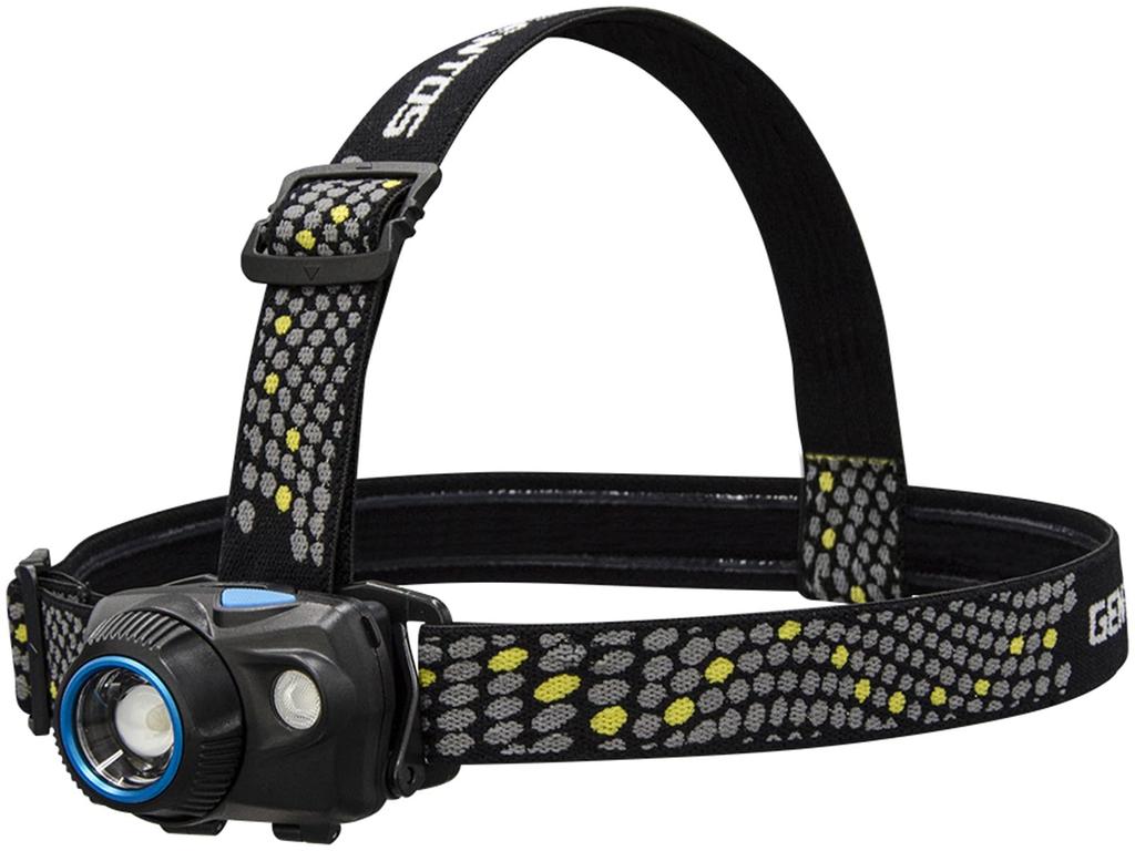 GENTOS LED Headlamp Double Star WS-543HD, 600 Lumens, 2.5H Runtime, IP64 Dustproof Splashproof, Uses 3x AAA or Rechargeable Battery (Sold Separately)