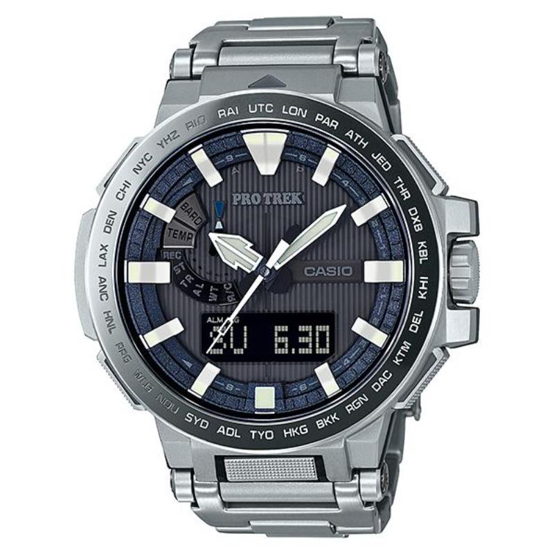 

Casio Men s Resin 100M Water Resistant Analog Alarm Quartz Watch PRX-8000GT-7 белый