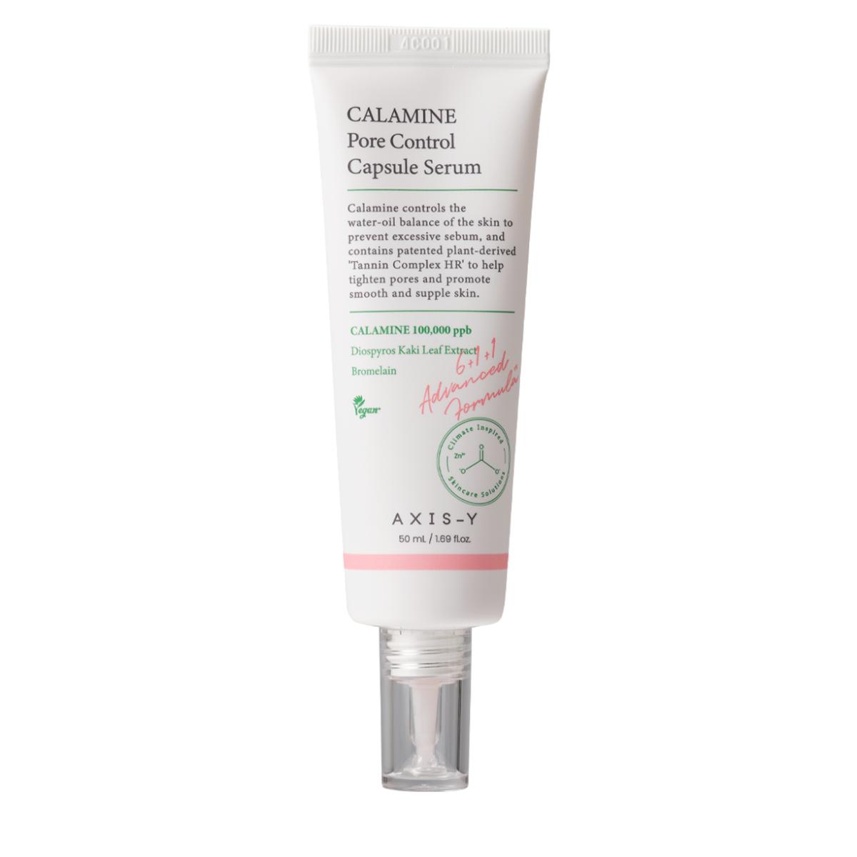 AXIS-Y Calamine Porenkontroll-Kapsel-Serum Porenverfeinernd Talgregulierend 50ml white