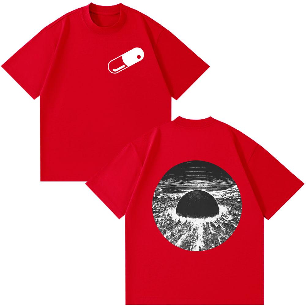 

Anime Akira T Shirts 90s Japanese Unisexga Movie Shotaro Kaneda T-shirt Unisex Clothing Fashion Oversized T-shirts Summer Streetwears S