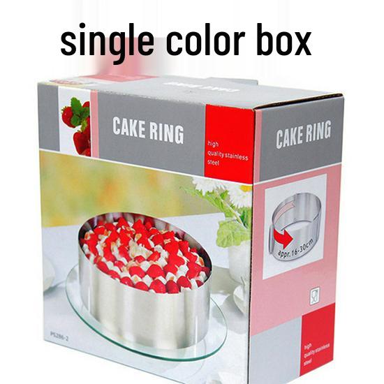 Stainless Steel Mousse & Cookie Cutter Set - Round Cake, Chocolate, DIY Baking Tool