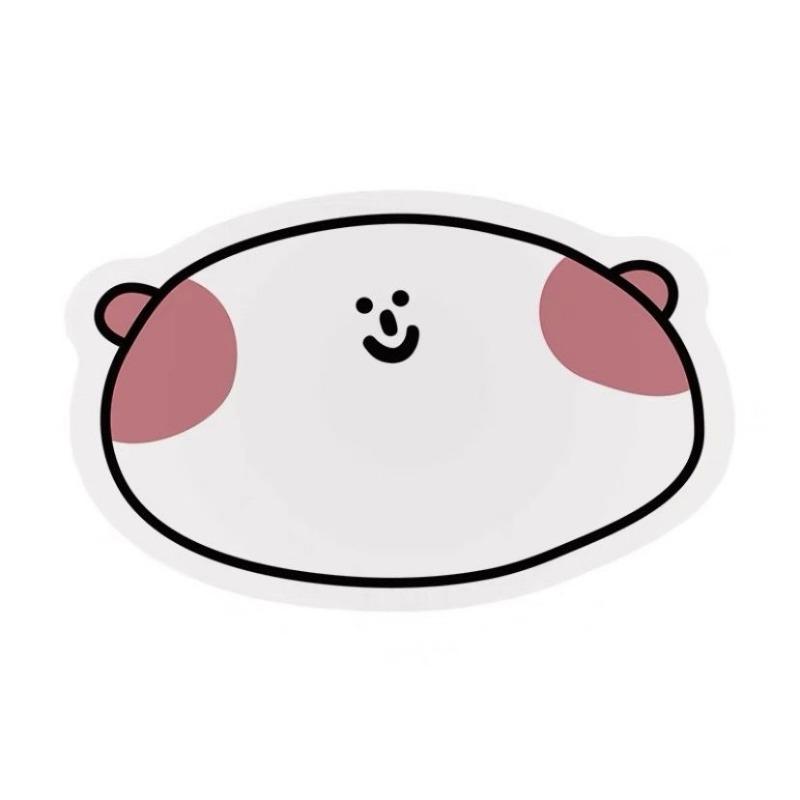 Cartoon bathroom floor mat, soft diatomaceous earth absorbent, non slip mat at the entrance of the bathroom, anti fall floor mat