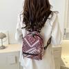 Stylish Vintage Ethnic Casual Backpack For Women With Soft Canvas Material And Trendy Design