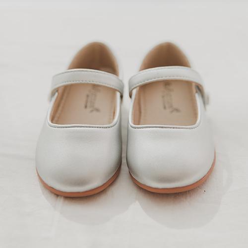 

Детские туфли Heesu на плоской подошве для девочек, серебристый-Y764 130