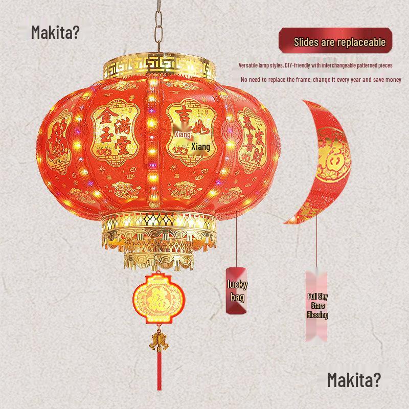 2024 New Year Joyous Red Lanterns for Weddings and Festivals
