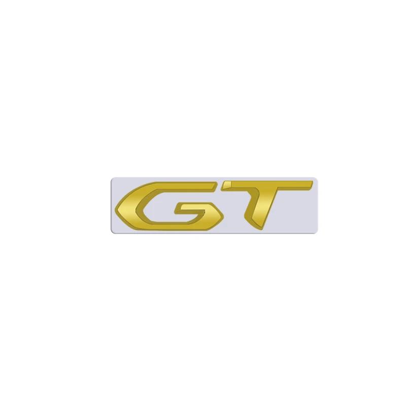 For Peugeot 308 GT Car 3D Metal Letters Logo Badge Decals Sticker Car Auto Rear Trunk Alphabet Emblem Styling Stickers