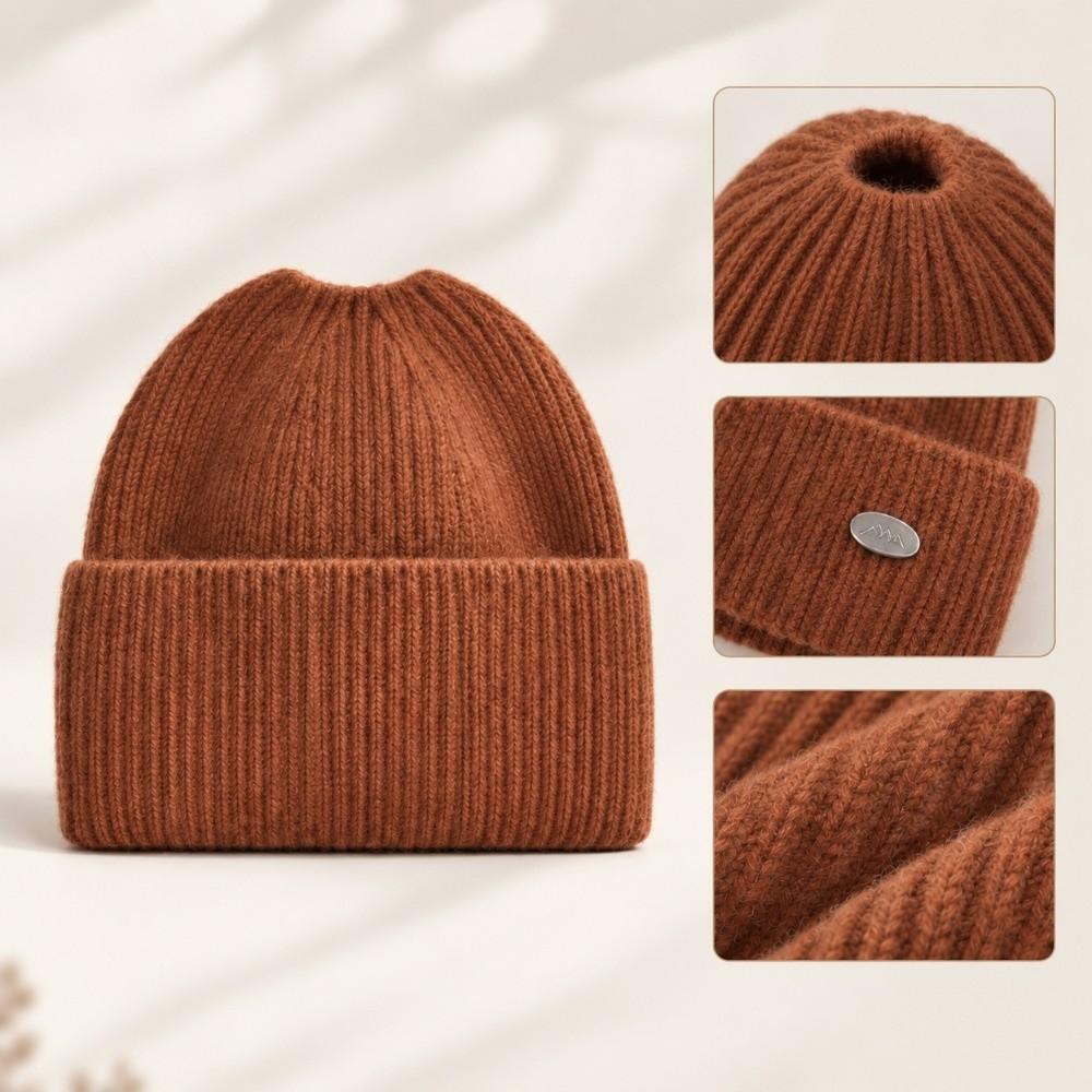 Ear Protection Knitted Hat Windproof Skull Cap Fashion Winter Hat Women And Girls