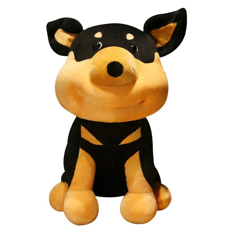 Funny Bee-stung Dog Plush Toy Keychain