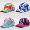 Digital Print Gradient Baseball Cap With Sun Protection For Casual Outdoor Wear