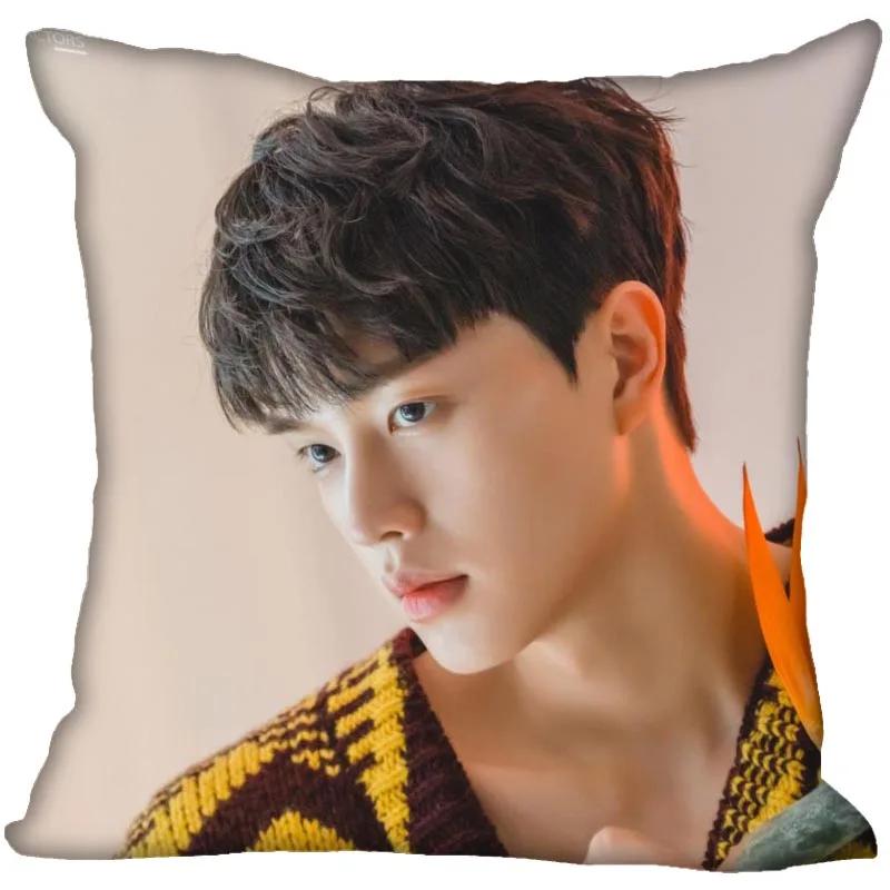 Song Kang Pillowcase Bedroom Home Decorative Gift Pillow Cover Square Zipper Pillow Cases Satin Soft Fabric 0209