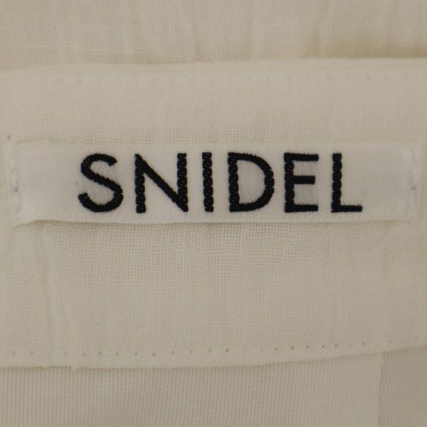 SNIDEL Unused SWFP192110 Linen pants 1 white Women Used
