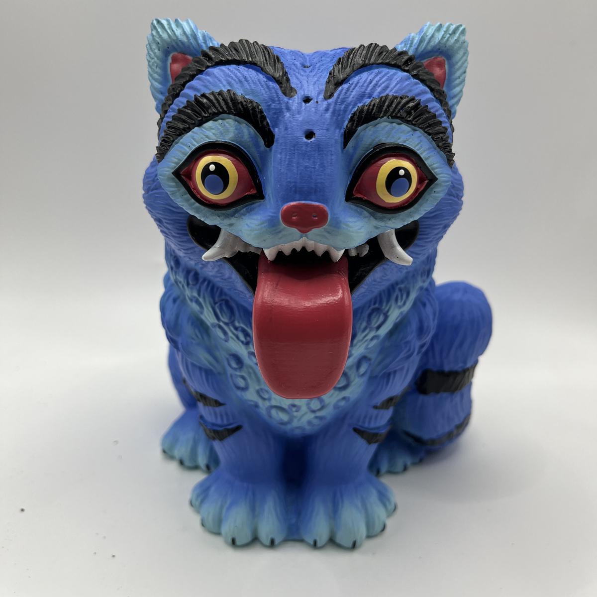 

Latest K-Pop Demon Hunters 6-inch Box Blue Tiger Cartoon Characters Ornaments Holiday Gifts Children s Toys