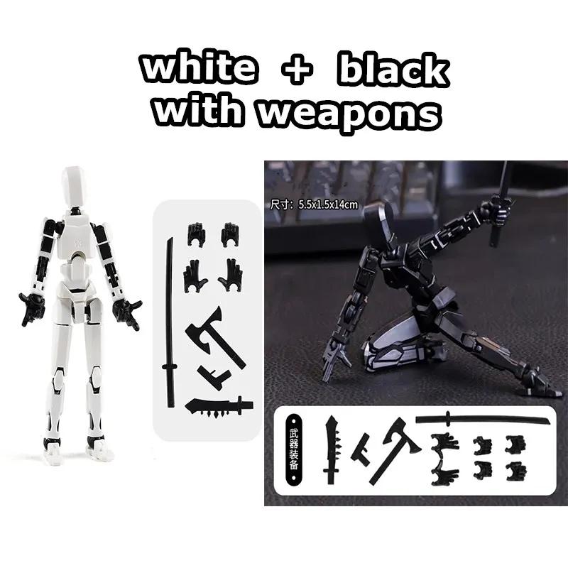 1249pcs Luminous Titan 13 Action Figures T13 Figure 3D Printed Multi-Jointed Movable Lucky 13 Action Figure Nova Figure Dummy