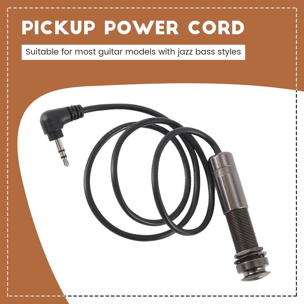 Dovhmoh Guitar Pickup Cable Piezo Cable Endpin Jack Guitar Adapter Stereo Instrument Cable