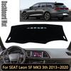 For SEAT Leon 5F MK3 3th 2013~ 2014 2015 Car Dashboard Cover Mat Sun Shade Pads Interior Carpet Accessories Auto Accessory