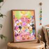 Disney Mickey Minnie Mouse Candy Cake Oil Painting Art Set Handmade DIY Gift Home Decoration