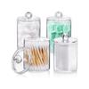 Circular Cotton Swab Box Transparent Plastic Dust Cover Simple Toothpick Beautiful Ball Dental Floss Stick Jewelry Storage
