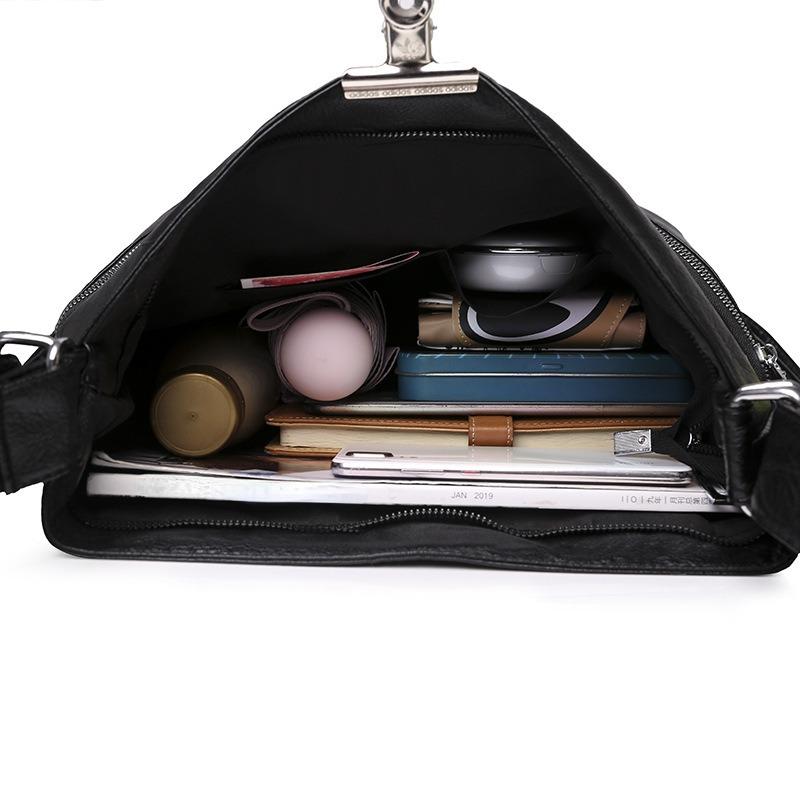 Herbst- und Winter-Einkaufstasche, großes Fassungsvermögen, modische One-Shoulder-Handtasche, trendige PU-Einzel- und Doppelschultertasche mit doppeltem Verwendungszweck