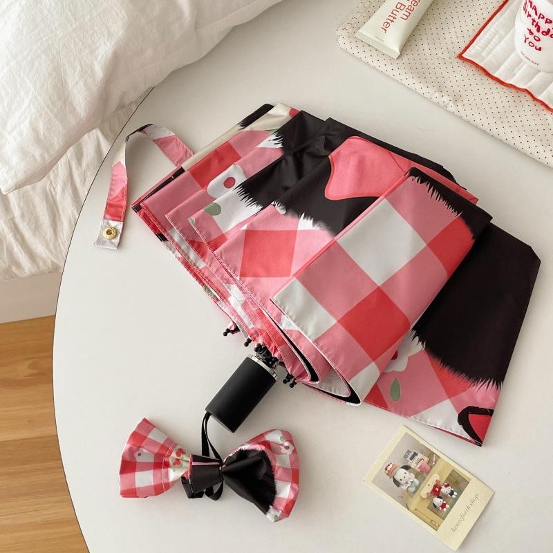 

Милый зонт с котиком, полностью автоматический складной, солнцезащитный зонт высокой ценности, солнцезащитный зонт двойного назначения, зонт от ультрафиолета r