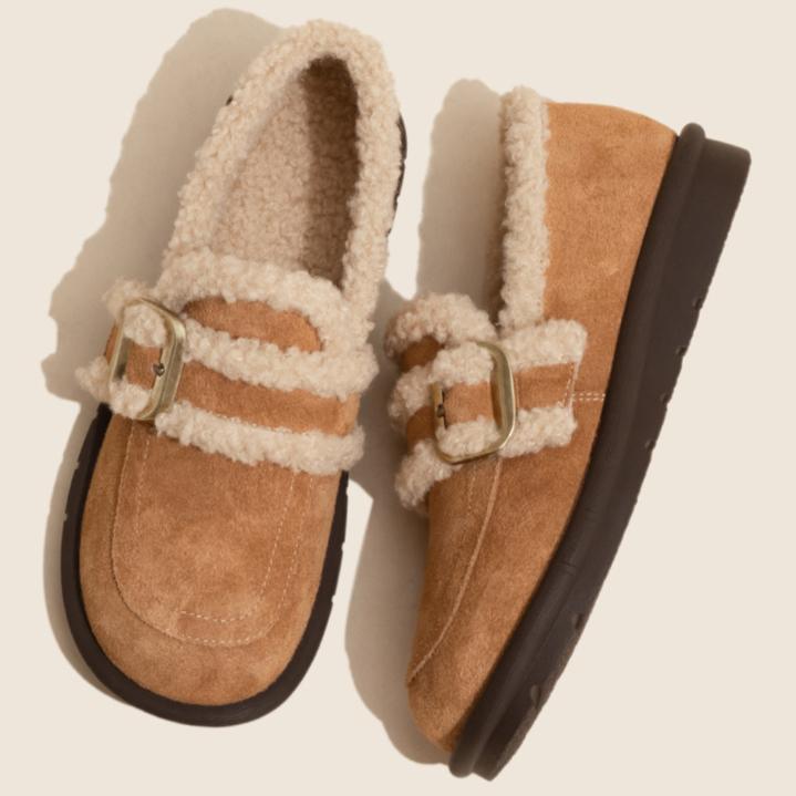 

Слипоны женские оксфорды на платформе Туфли в британском стиле женские туфли лоферы с круглым носком Туфли на меху 35 коричневый