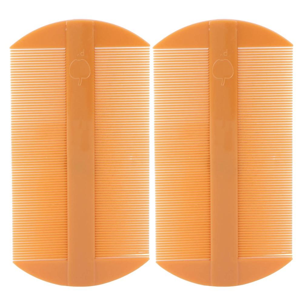 10pcs Double Sided Lice Comb Fine Toothed Reusable Fine Tooth Comb Plastic Professional Dandruff Comb Hair Grooming