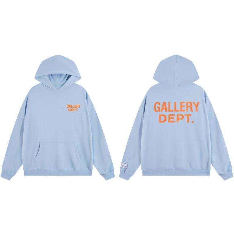 Gallery Dept Streetwear Hoodie Men Women - Oversized Cotton Pullover With Bold Letter Print Casual Wear