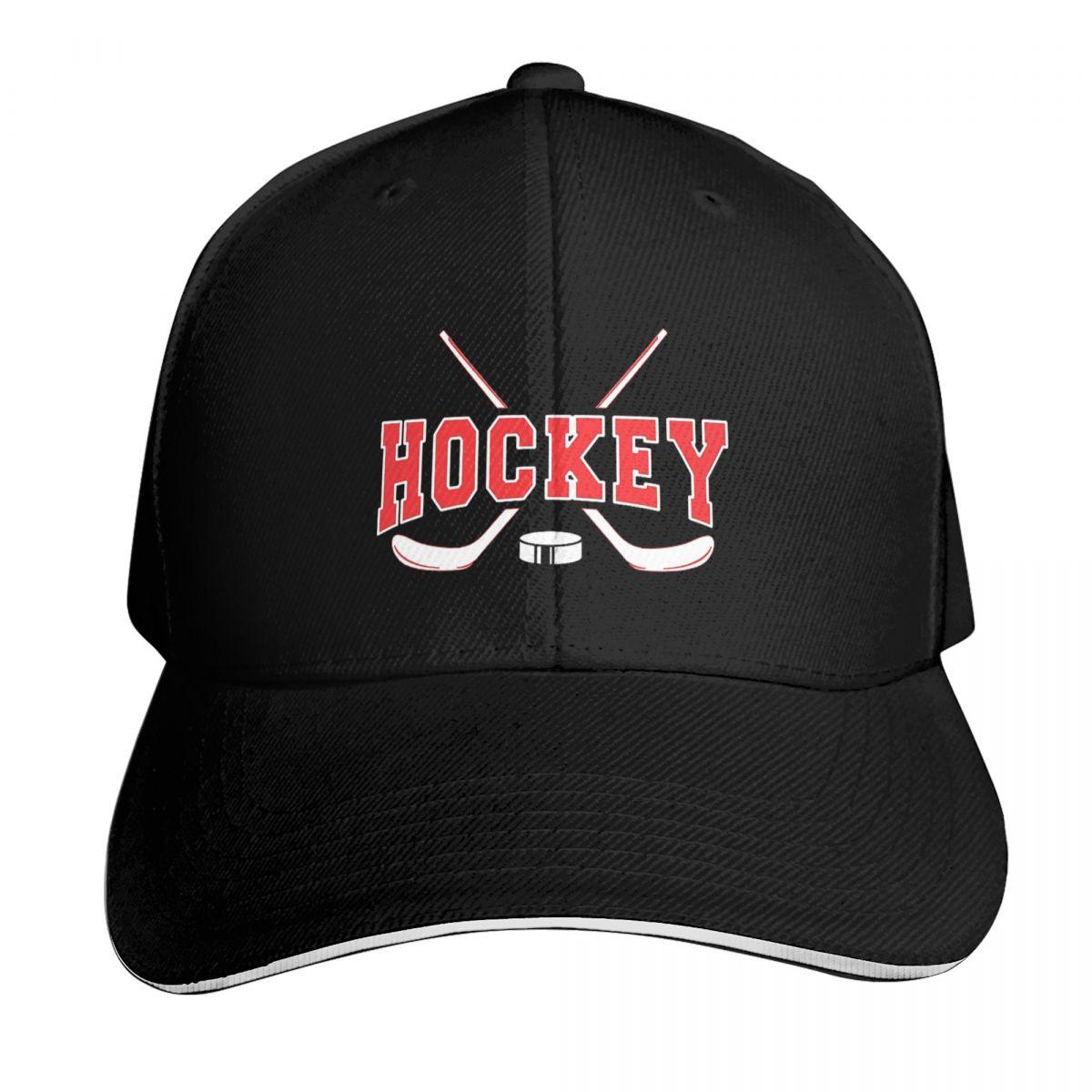 Hockey Is Life Cap Fashion Casual Baseball Caps Adjustable Hat Hip Hop Summer Unisex Baseball Hats Polychromatic One Size