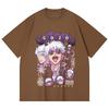 230 Gsm 100% Cotton Jujutsu Kaisen V5 Gojo Print Unisex Heavy Cotton T Shirt