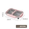304 Stainless Steel Leak-Proof Microwave Safe Lunch Box for Students & Office Workers