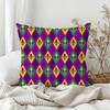 Happy Mardi Gras 2026 Pillow Case Bedroom Sofa Living Room Backrest Decoration Square Cushion Nap Time