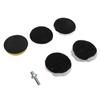 3in Imitation Wool Polishing Pad Kit with 5/8in‑11 Drill Adapter Buffing Pads for Car Buffer Polisher Wool Polishing Pad