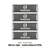 Car Logo Body Sticker Aluminum Alloy Emblem Auto Stickers For Volvo V60 V90 S60 S80 S90 C30 XC40 XC60 XC70 XC90 V40 HL9