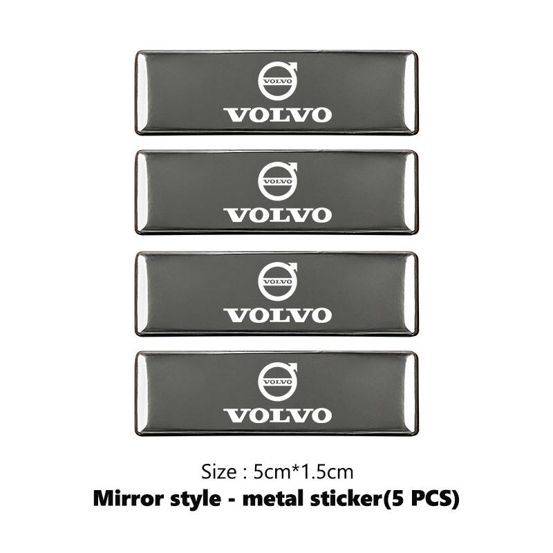 Car Logo Body Sticker Aluminum Alloy Emblem Auto Stickers For Volvo V60 V90 S60 S80 S90 C30 XC40 XC60 XC70 XC90 V40 HL9