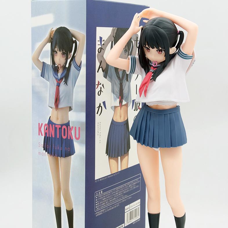 28cm High School Sailor Uniform Girl Static Model Figure
