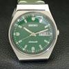 VINTAGE SEIKO AUTOMATIC JAPAN 6309A MENS GREEN COLOR DIAL WATCH A701301-5 R206a-a701301