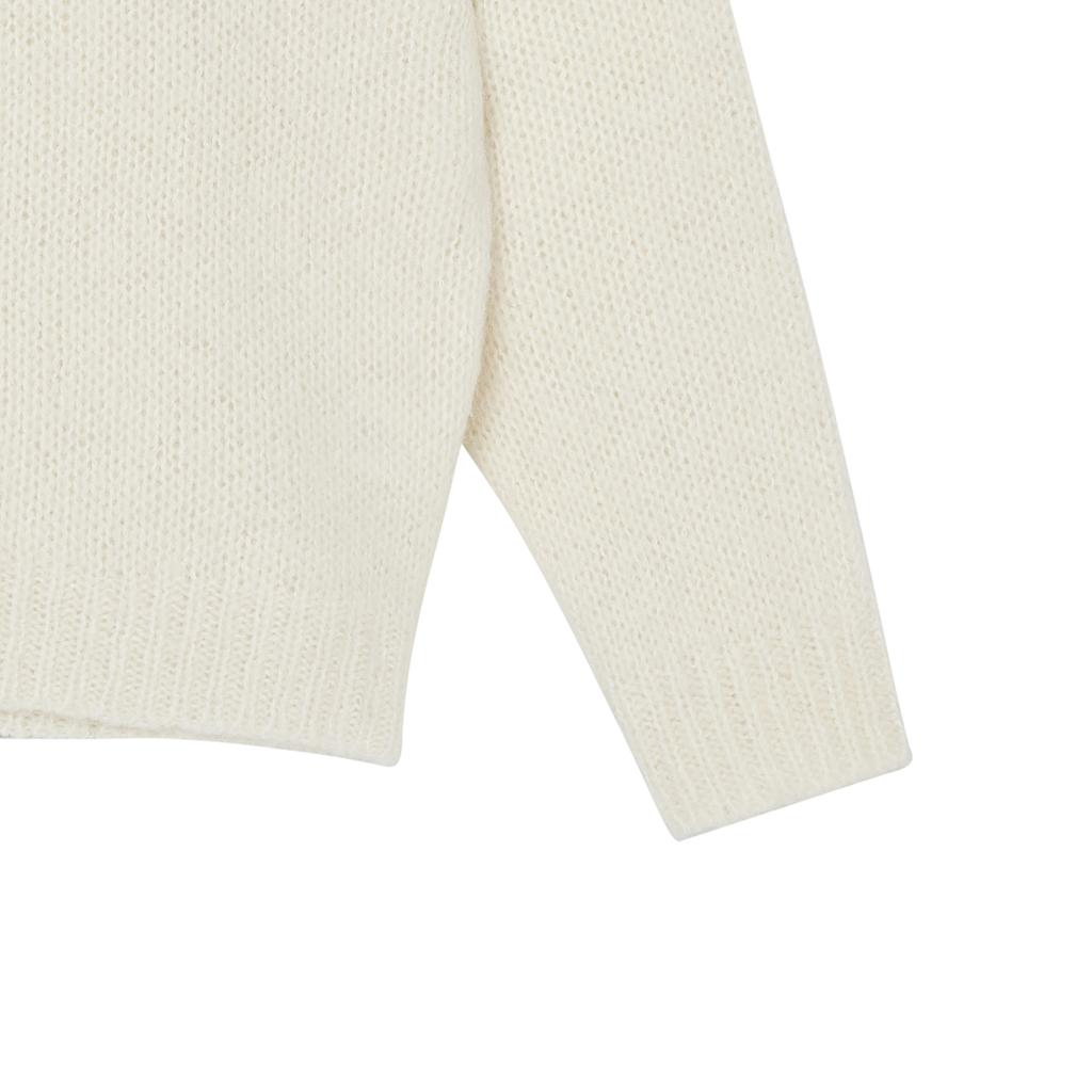 Moseu V-Neck Pullover Knit_Ivory
