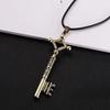 Angriff auf Titan Halskette Eren Schlüssel Shingeki kein Kyojin Anhänger Mode Vintage Retro Anime Schmuck für Männer Cosplay