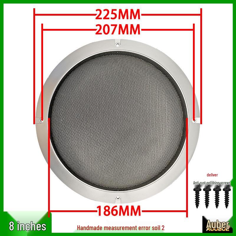 Metal Mesh Speaker Grille Dust Cover for Car Speakers (2" to 10")