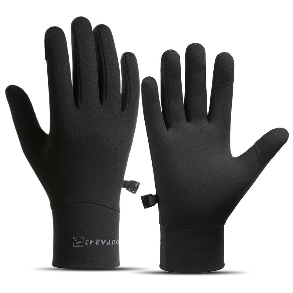 

GTUBIKE Cycling Gloves Breathable Anti-Slip Thermal Gloves Touch Screen Winter Driving Hiking Skiing Bike Elastic Warm L чёрный