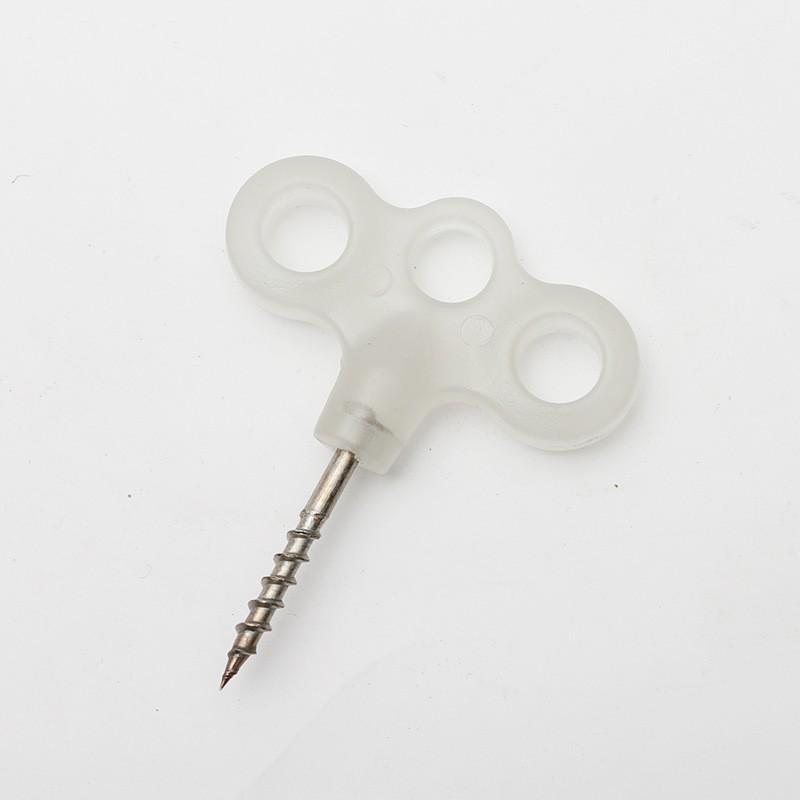 Stainless Steel Luminous Screw Peg for Camping Tents