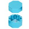 Cue Chalk Box Holder Aluminium Alloy Octagonal Universal Billiard Chalk Case for Billiards