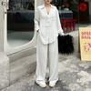 ZANZEA Women Long Sleeve Blouse and Pants Casual Two Piece Suit Sets