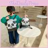 Cute Panda Children's Backpack Stylish Cartoon Design For Preschool Kids With Breathable Fabric