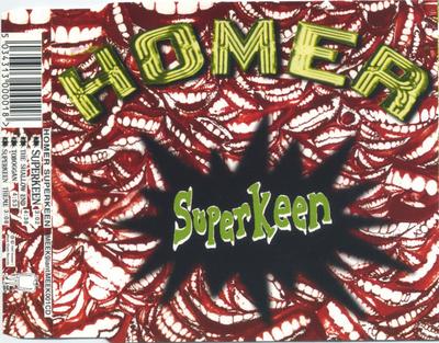 CD HOMER - Superkeen  MEEK001CD Meek Giant 1997 UK Rock Used