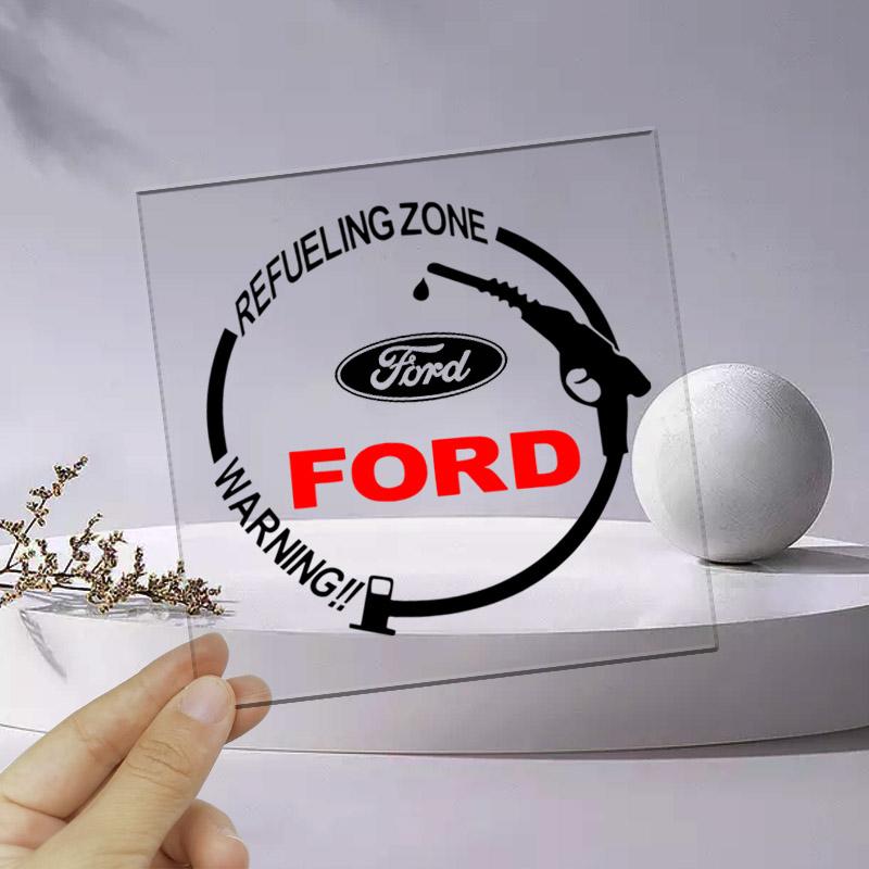 1 Peça Adesivos Tampa Tanque de Combustível Carro Vinil Decoração Moda Estilo Automotivo Para Ford Focus MK1 MK2 MK4 MK3 Fiesta Line Kugo Transit Escape Fusion Explorer