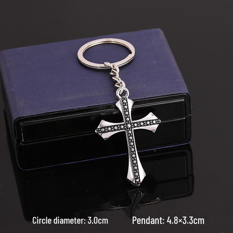 European & American Rock Guitar Keychain: Hip Hop Drip Oil Alloy Pendant Charm for Women's Bags