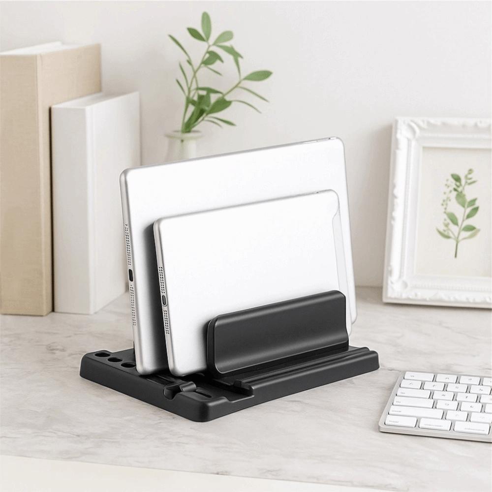 Scalable Width Laptop Stand Adjustable Vertical Stand Storage Rack Adjustable Stand  Office Desk